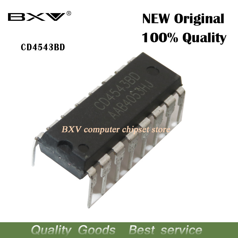 CR-10 CÁI CD4543BE DIP16 CD4543 DIP 4543BD DIP 16 IC gốc mới