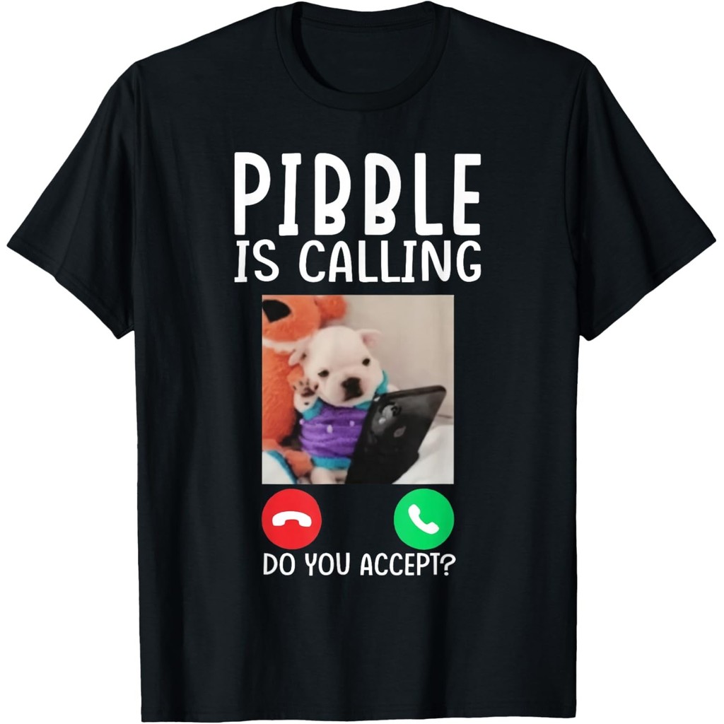 Pibble Is Calling Meme Dog Lovers Thiết kế ngộ nghĩnh Áo thun Unisex