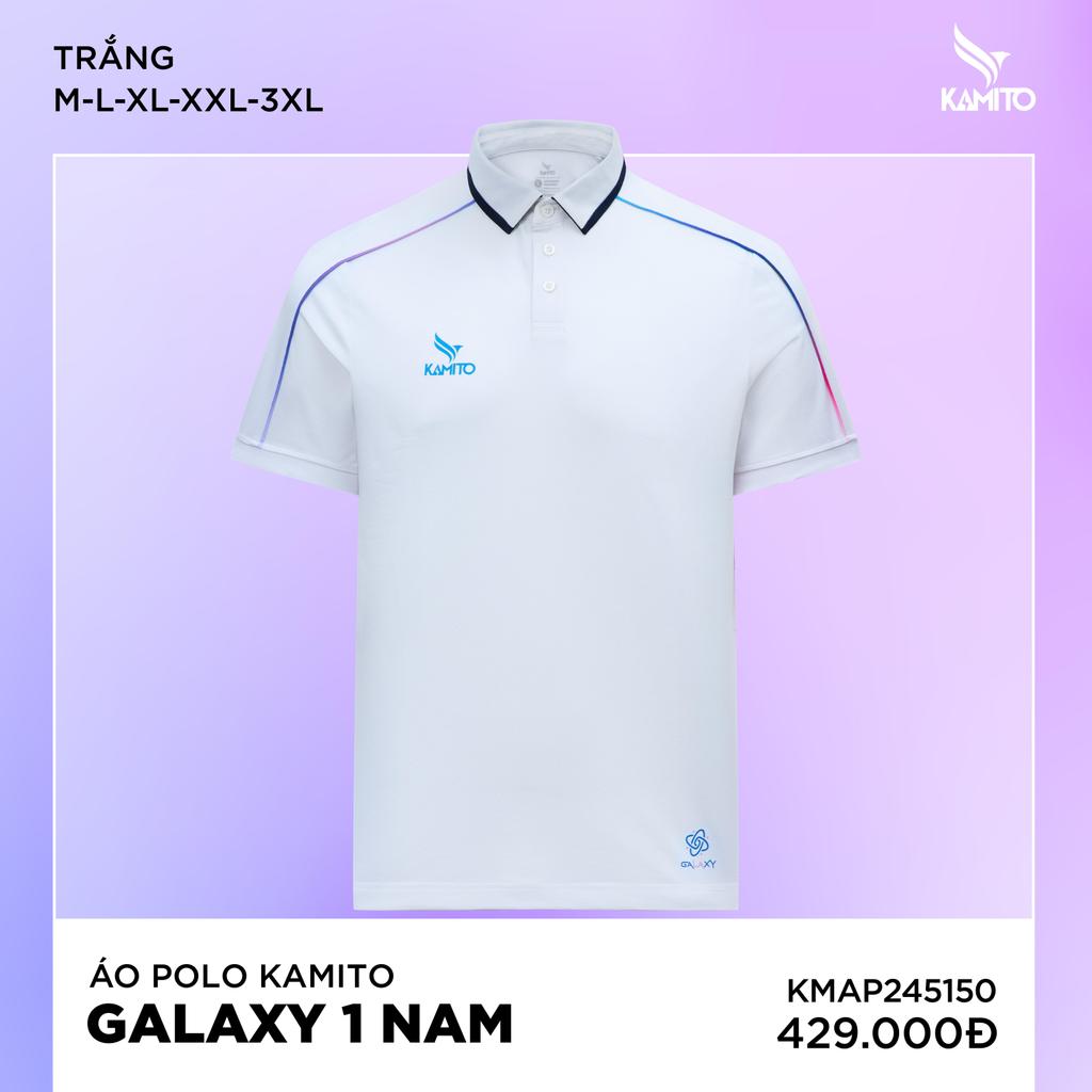 Áo Thun Thể Thao Kamito Galaxy 1, Áo Thể Thao Kamito, Áo Cầu Lông polo thể thao nam Kamito Galaxy 1 