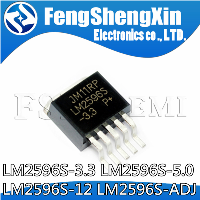 10 chiếc LM2596S-3.3 LM2596S-5.0 LM2596S-12 LM2596S-ADJ TO-263 LM2596 LM2596S TO263 Bộ điều chỉnh đi