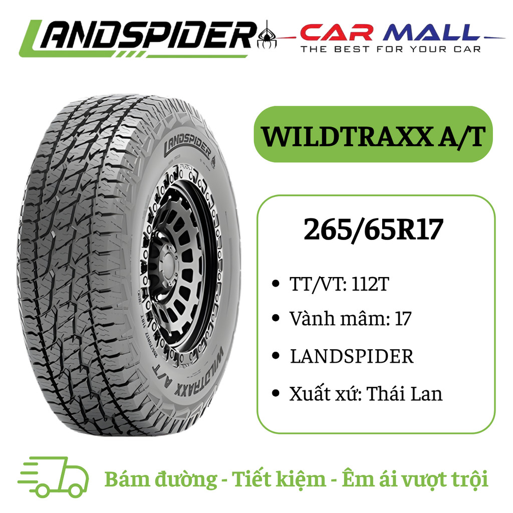Lốp địa hình LANDSPIDER 265/65R17 WILDTRAXX A/T