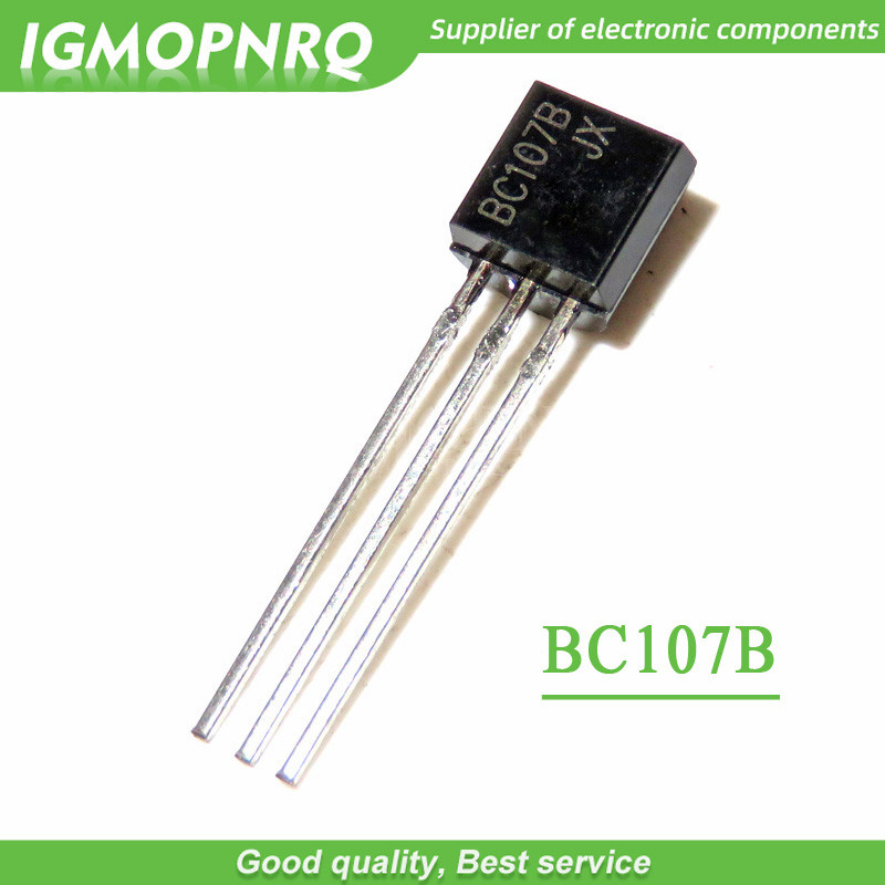 10 chiếc BC107 TO92 Transistor TO 92 C107 BC107B mới nguyên bản