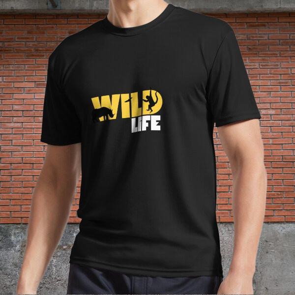 Stay Wild Animal Planet Active Áo thun Logo Áo thun nam Funny Size S Đến 3Xl