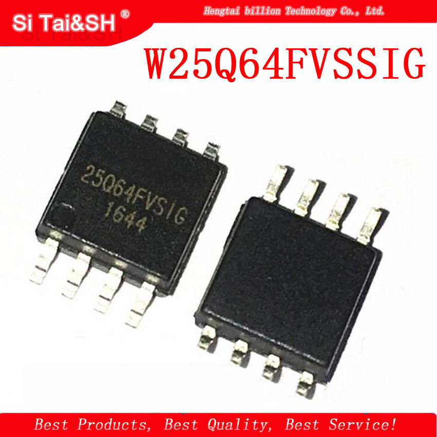 10 Cái / lốc W25Q64FVSSIG W25Q64FVSIG 25Q64FVSSIG 25Q64FVSIG 25Q64FVS1G W25Q64 25Q64 SOP8 mới nguyên