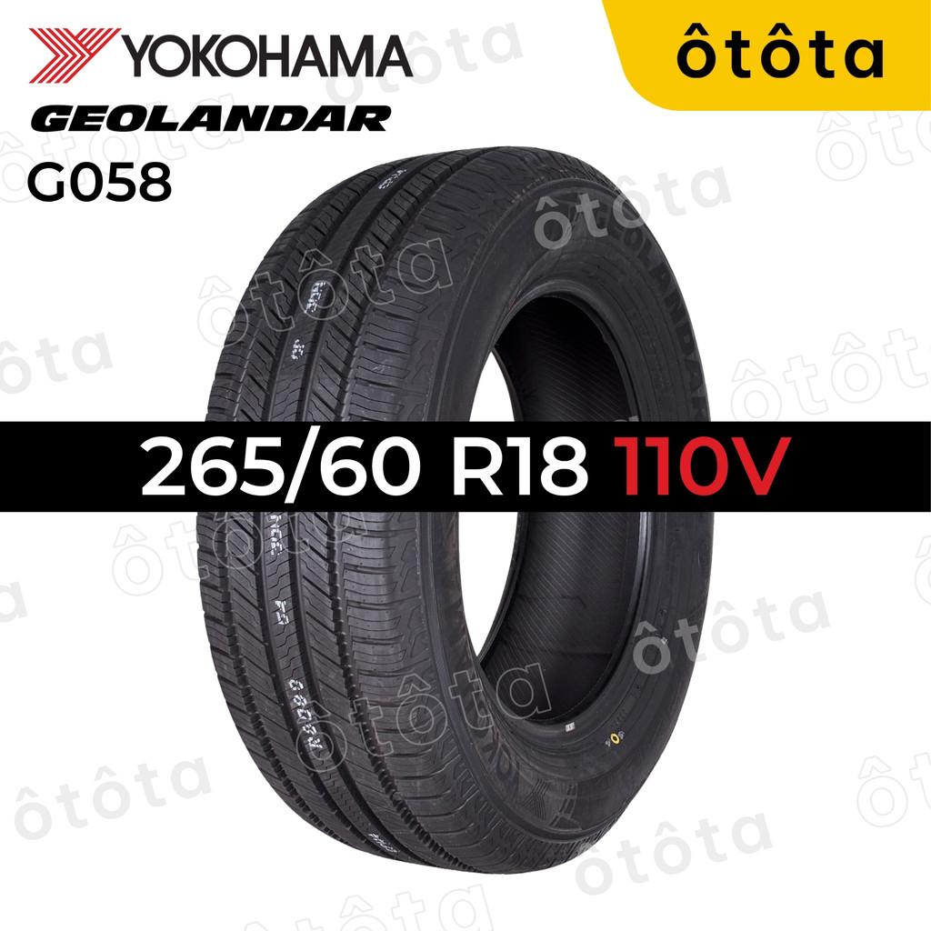 Lốp ô tô Yokohama GEOLANDAR G058 265/60 R18 110V - Chính hãng BH 5 năm (265/60R18, 265 60 R18)