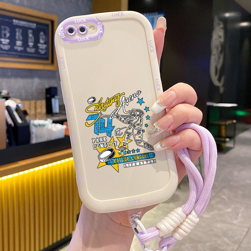 Ốp Lưng Realme C2 C2s OPPO A1KCase Động vật nhỏ Với Lanyard