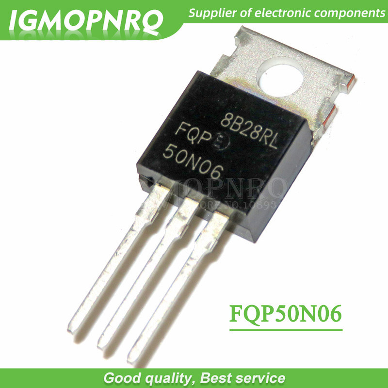10 CÁI FQP30N06 FQP50N06 STP55NF06 STP65NF06 STP75NF75 LM317T IRF3205 Transistor TO 220 TO220 30N06 