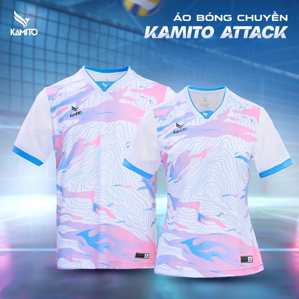 Áo Thể Thao Kamito, Áo Thun Thể Thao Kamito, Áo Bóng Chuyền Kamito Attack Sport - Áo Bóng Chuyền Nữ,