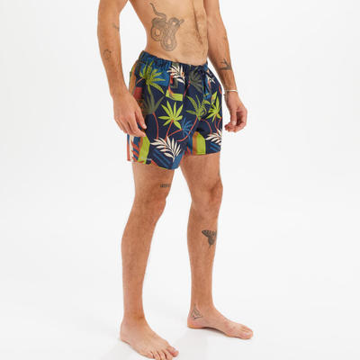 Quần short lướt ván nam DECATHLON 100 xanh đen mã 8852263