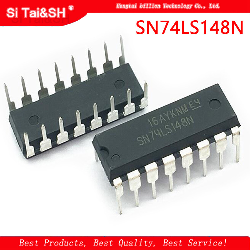 10 CÁI SN74LS148N DIP 16 HD74LS148P 74LS148 8 dây 3 dòng mã hóa ưu tiên bát giác