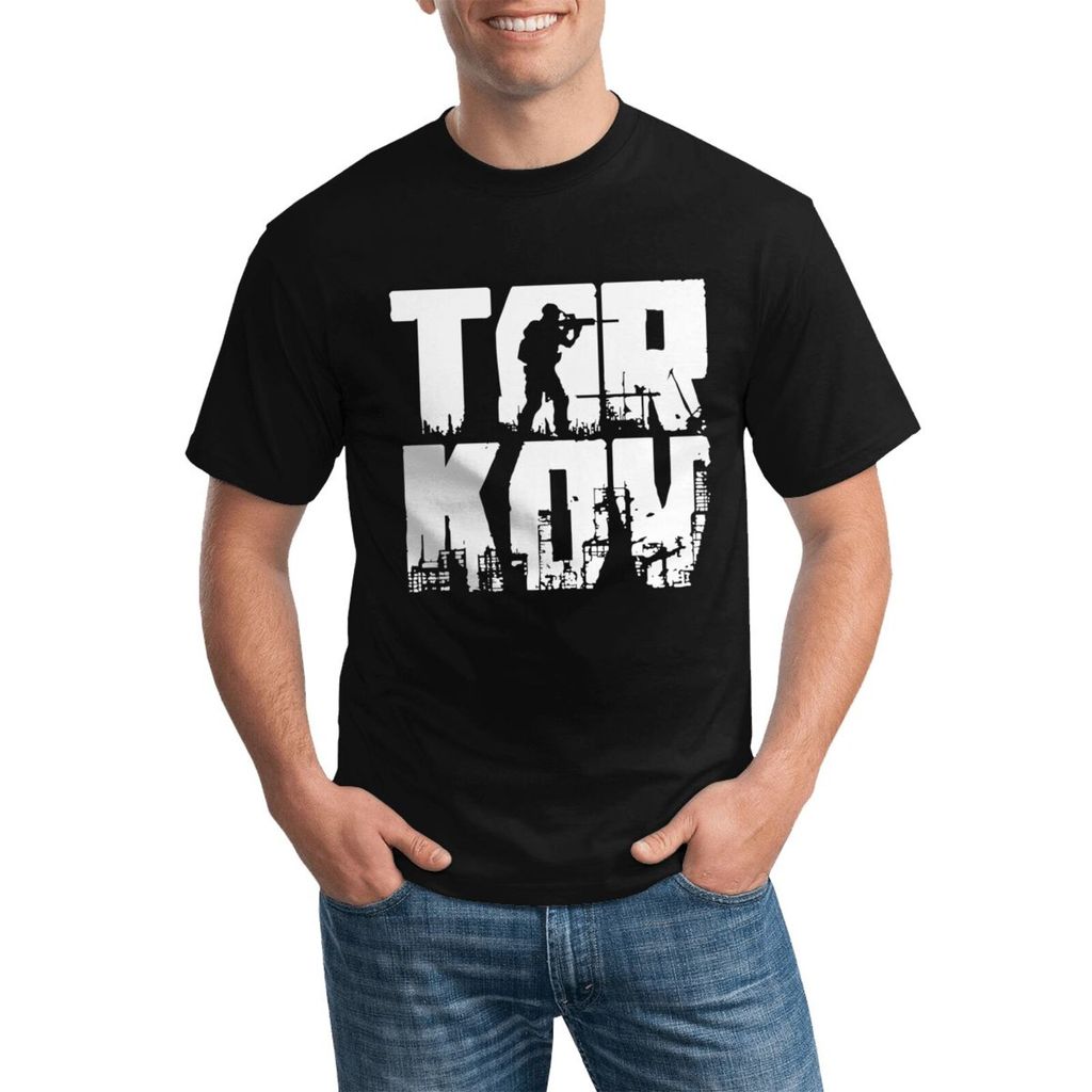 Thẳng Outta Extract Essential Escape From Tarkov Golf Game Nhẹ Plus Size Áo Cotton Cho Thời Tiết Ấm 