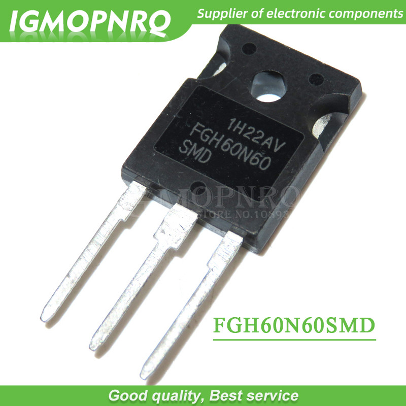 2 Chiếc FGH60N60SMD FGH60N60 TO 247 IC Biến Tần Máy Hàn Ống Mới Ban Đầu Miễn Phí Vận Chuyển