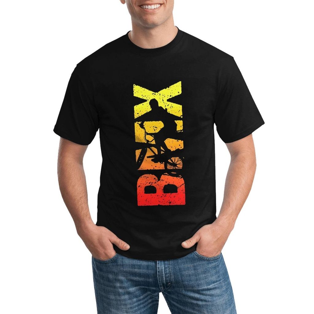 Bmx Bike Fan Racing Áo thun Cotton cỡ lớn sành điệu để mặc hàng ngày