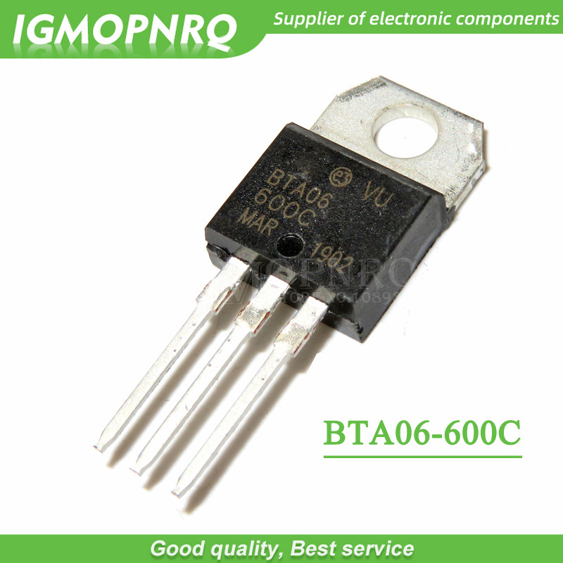 100 CÁI BTA06 600C ĐẾN 220 BTA06 600 TO220 BTA06 IC mới và nguyên bản