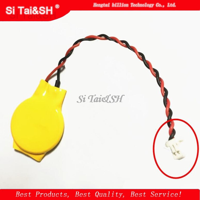 5 Cái / lốc Notebook BIOS CMOS Pin laptop CR2032 2P Bo Mạch Chủ Pin Có Dây 3V