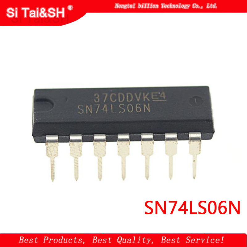 10 CÁI SN74LS06N DIP14 SN74LS06 DIP 74LS06N 74LS06 IC mới và nguyên bản