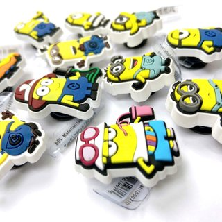 CHARM MINION, charm gắn giày dép, jibbitz gắn dép mẫu Minion 3D dày đẹp