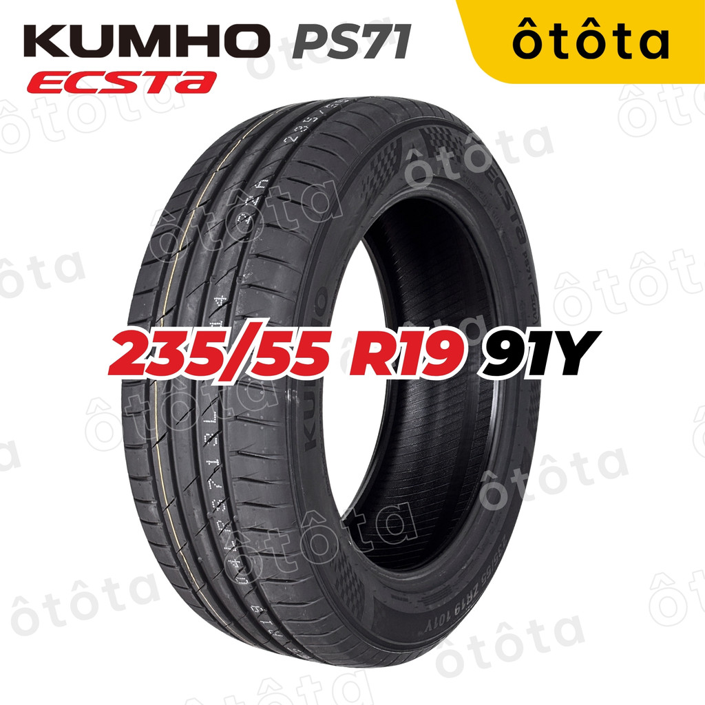 Lốp ô tô Kumho Ecsta PS71 235/55 R19 104Y - Chính hãng BH 5 năm (235/55R19, 235 55 R19)