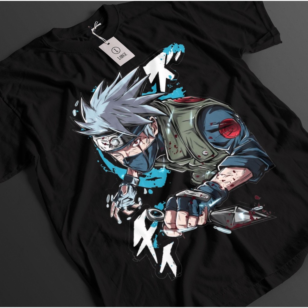 Áo Sơ Mi Naruto Kakashi Áo Sasuke Áo Thun Obito Rin Anime Minato Unisex Tee