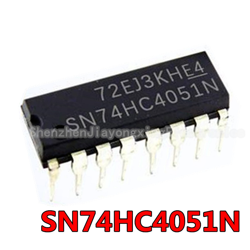 10 CHIẾC 74HC4051N DIP16 SN74HC4051N 74HC4051 DIP 16 DIP IC chip Chipset