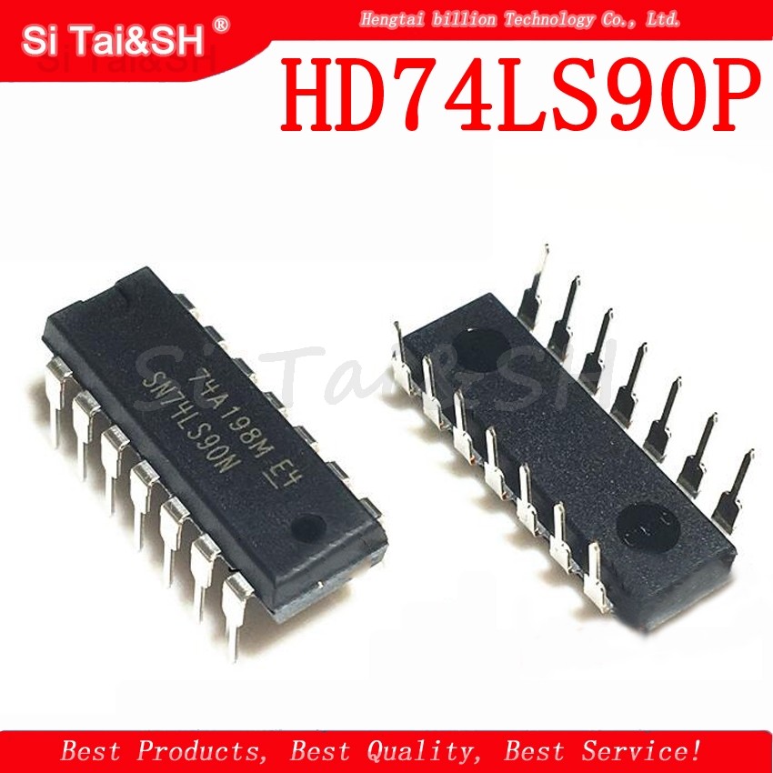 10 CHIẾC HD74LS90P DIP14 HD74LS90 DIP SN74LS90N 74LS90 SN74LS90 74LS90N IC mới và nguyên bản