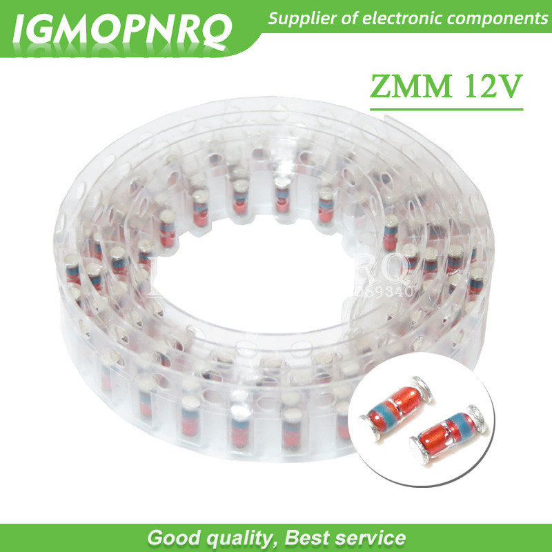 200 CHIẾC ZMM 12V LL34 SMD Zener diode gói 1 / 2W 0.5w Chip Zener diode