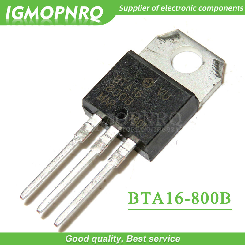 100 chiếc BTA16 800B TO 220 BTA16 800 TO220 BTA16 800V 16A mới và nguyên bản