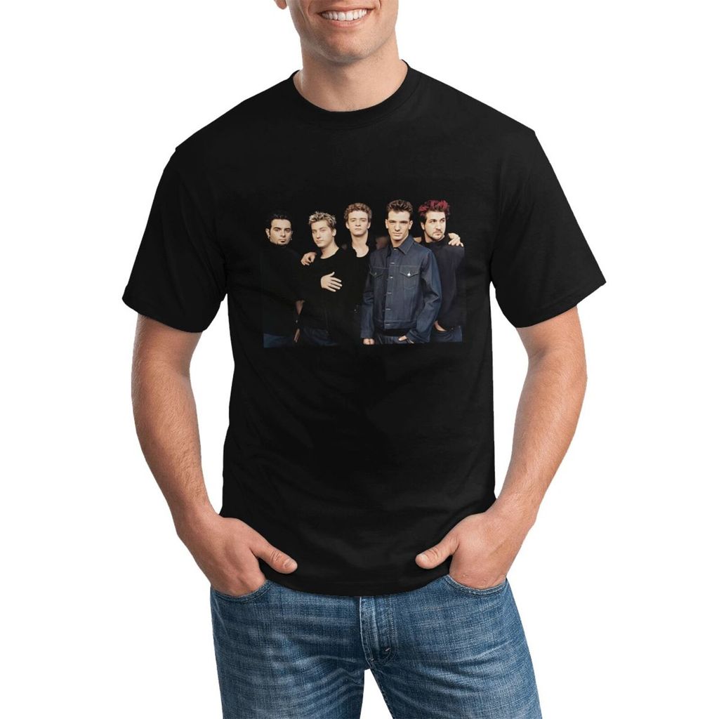 Áo thun cổ tròn Nsync thoáng khí Plus Size 100% Cotton thời trang thiết yếu