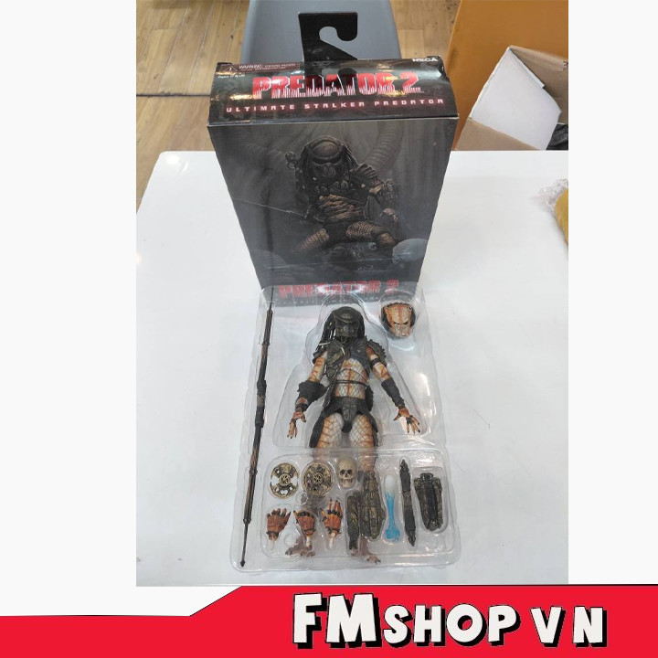 (2nd - Gãy Mũi Thương Đã Keo) Mô Hình Nhân Vật Neca Predator 2 Ultimate Stalker Of Predator