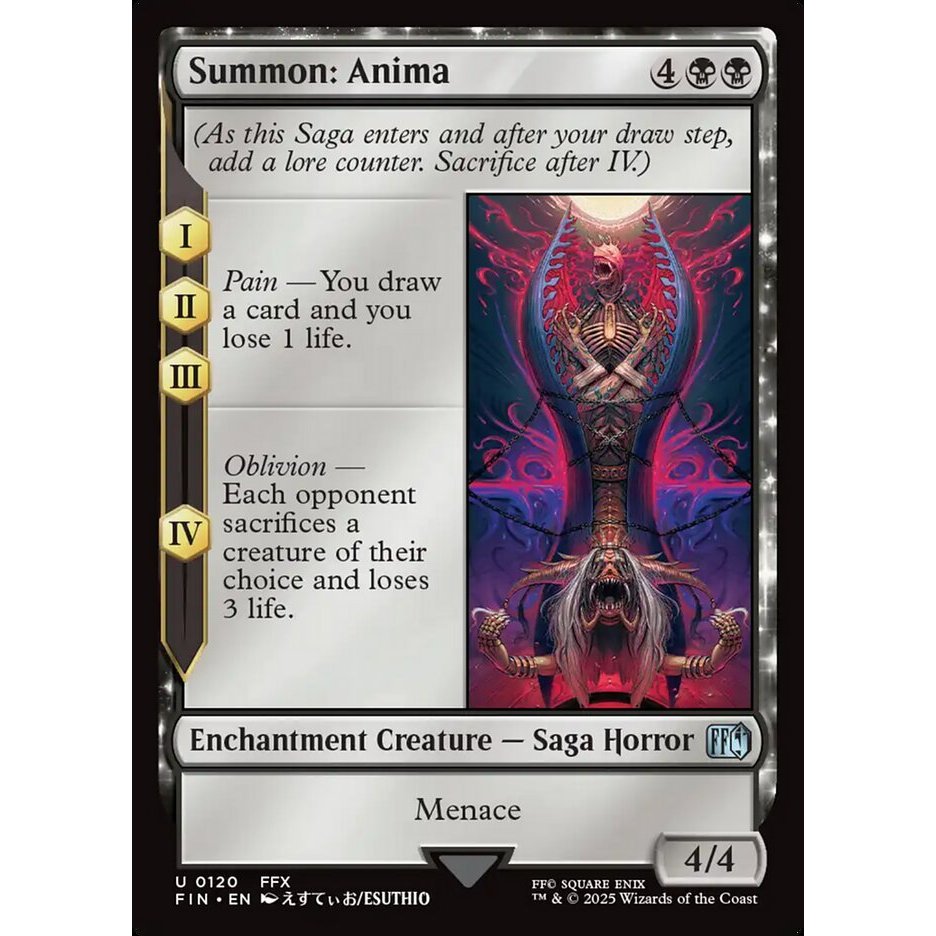Summon: Anima - uncommon - normal - FIN - 120 - (Uncom, Common) - Magic The Gathering