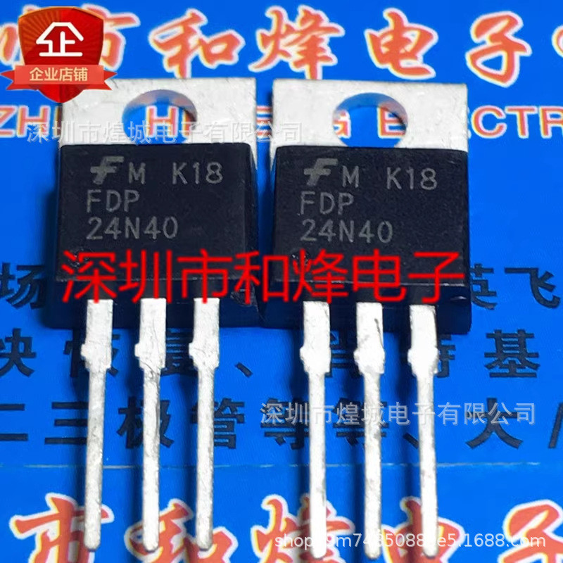 10 Cái / FDP24N40 Kho Hàng Có Sẵn TO-220 MOS Ống Hiệu Ứng Trường Hai Ống Ba Tầng Ưu Tiên Giao Hàng