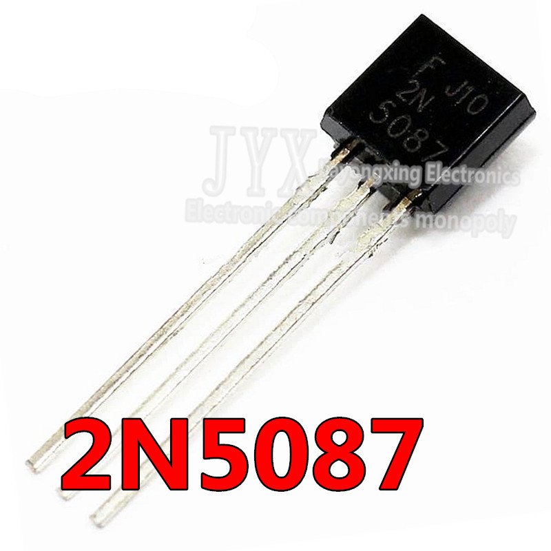 50 CÁI 2N5087 + 2N5089 mỗi 25 CÁI 2N5087 2N5089 TO 92 Trong dòng Transistor Độ ồn thấp TO92 Hiệu ứng