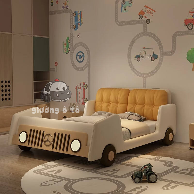 Giường ngủ ô tô cho bé trai B188