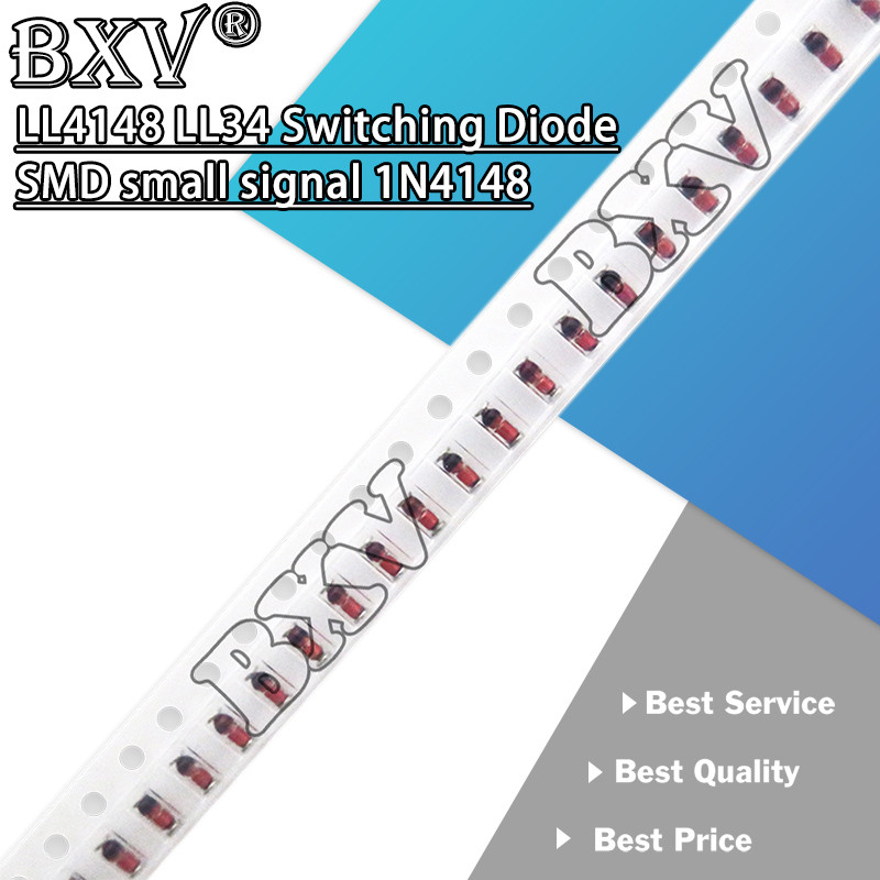 CR-10 CÁI LL4148 4148 LL34 Diode chuyển mạch SMD Tín hiệu nhỏ 1N4148 IN4148 Mới và Chính hãng