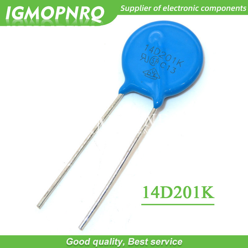 10 chiếc varistor 14D201K piezoresistor 14D201 GMOPNRQ