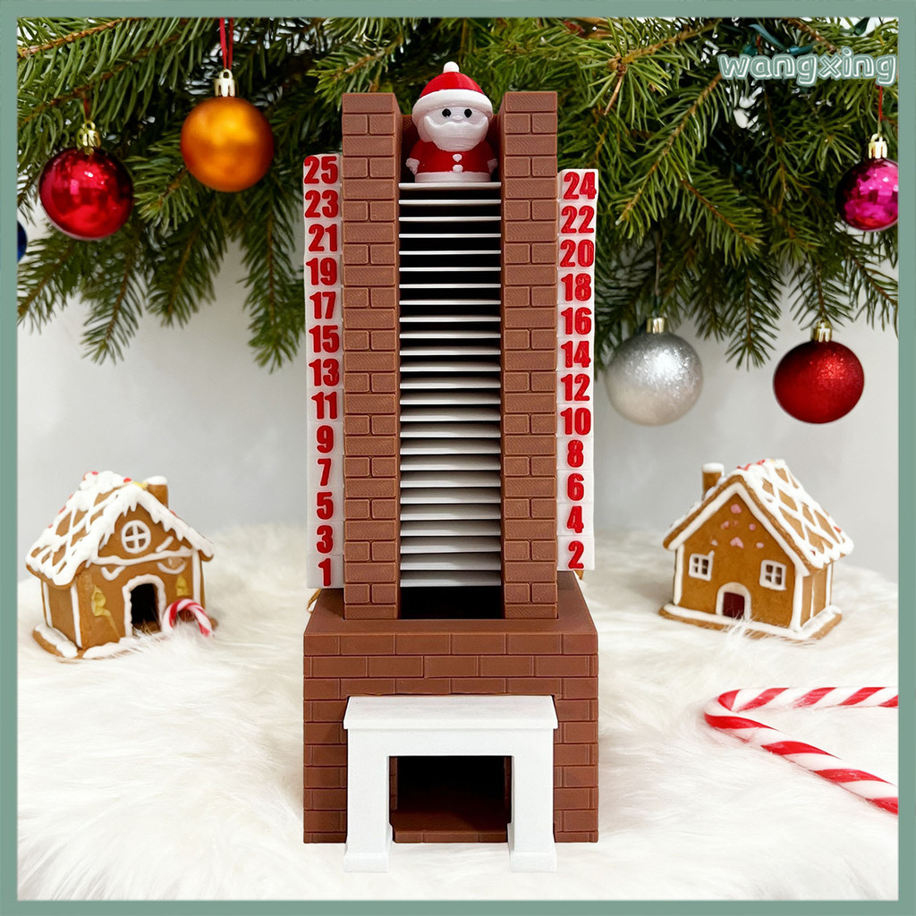 [WX] Lịch Mùa Vọng Ông Già Noel 25 Ngày Ông Già Noel Trang Trí Lịch Đếm Ngược Giáng Sinh Với Ông Già