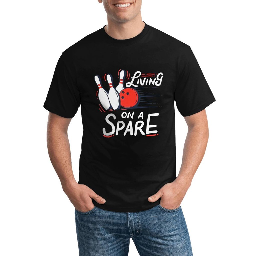 Bowling Living On A Dự Phòng Phong Cách Plus Size Cổ Tròn 100% Cotton Và Thoáng Khí