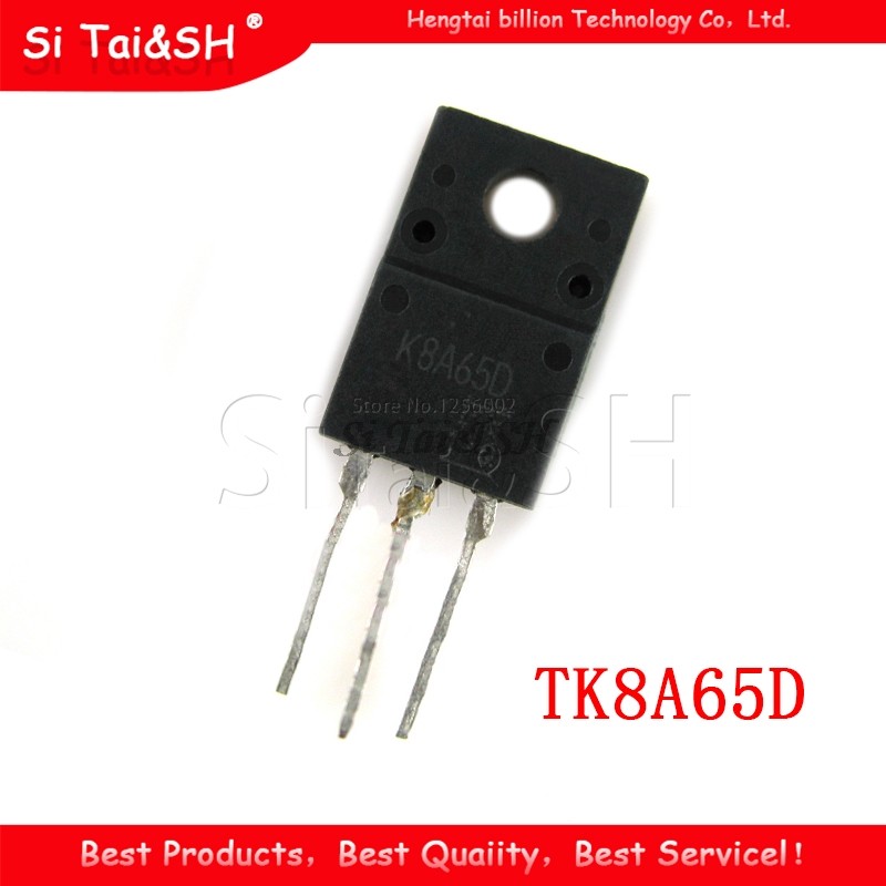 10 CÁI TK8A65D ĐẾN 220F K8A65D TO220F TK8A65 ĐẾN 220 650V 8A mới nguyên bản