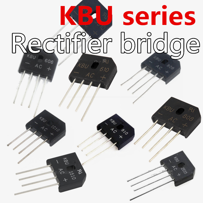 5 Cái / lốc KBU606 KBU610 KBU806 KBU808 KBU810 KBU1010 KBU1510 KBU2510 KBU3510 DIP-4 DÂY CHỈNH