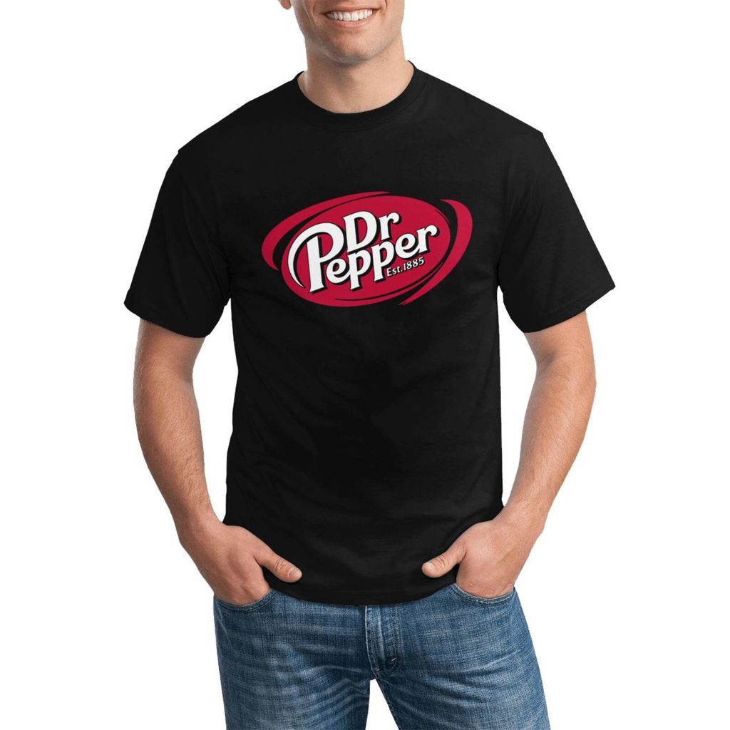 Áo sơ mi cổ tròn tùy chỉnh thời trang Dr Pepper Est 1885 để mặc thoải mái