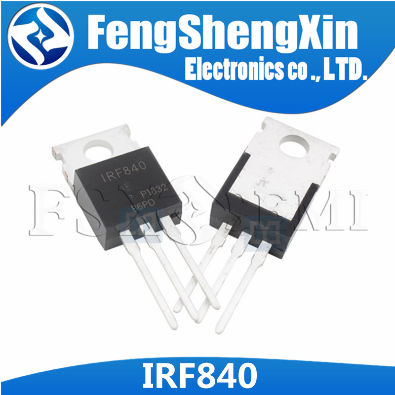 10 Cái / lốc IRF840 IRF840PBF IRF840N N-Channel Power MOSFET TO-220