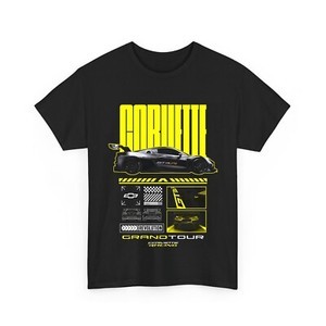 Áo thun ngắn tay thời trang thập niên 90 Grand Tour Corvette Z06 Gt3R Size