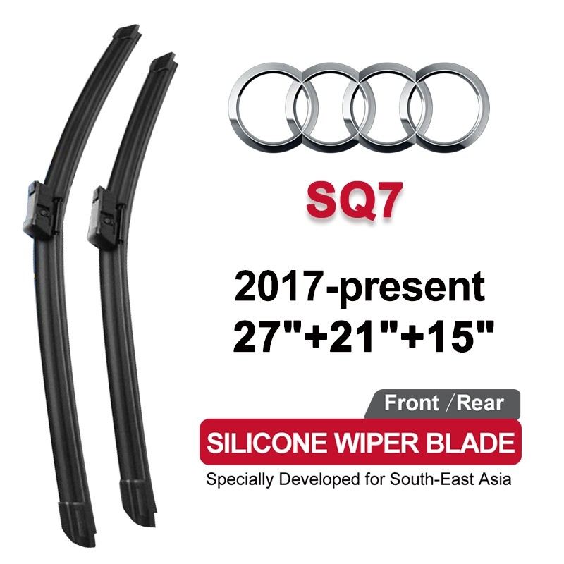 Cần gạt nước ô tô silicon cho Audi SQ7 2017-nay (4MB) 2016 Bộ lưỡi gạt nước kính chắn gió phía trước