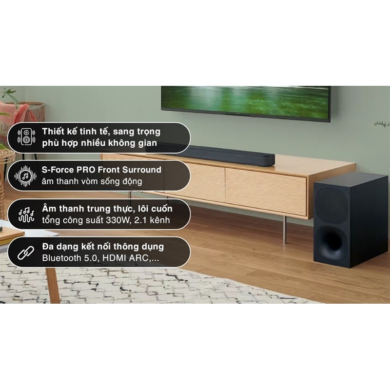 (CHÍNH HÃNG) -  Bộ loa thanh Sony HT-S400 330W (LIKE NEW)