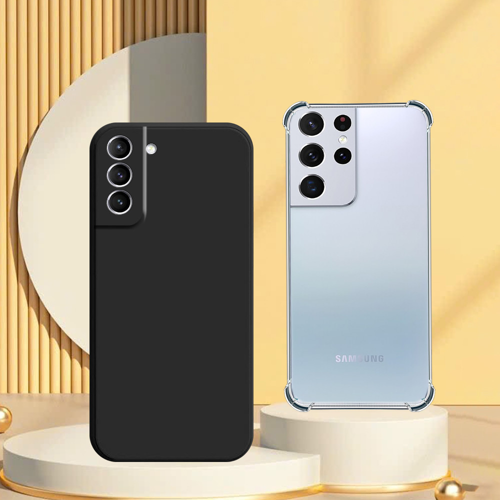 Ốp lưng Samsung S21 / S21 Plus / S21 Ultra 5G / S21 FE ốp trong chống sốc và ốp tpu dẻo đen