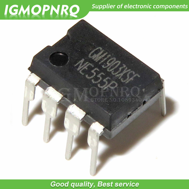 10 CHIẾC NE555P DIP8 NE555 DIP NE555N 555P DIP 8 IC mới và nguyên bản