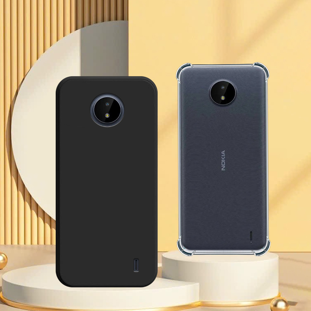 Ốp lưng Nokia 3.4 / G10 / C20 / C30 / C21 Plus ốp trong chống sốc và ốp tpu dẻo đen
