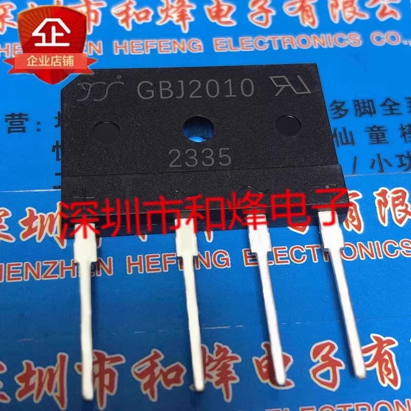 5 Cái / GBJ2010 ZIP-4 Cầu Phẳng Cắm Thẳng 20A 1000V Bếp Cảm Ứng Chỉnh Lưu Cầu Cọc Hàng Có Sẵn Có Thể