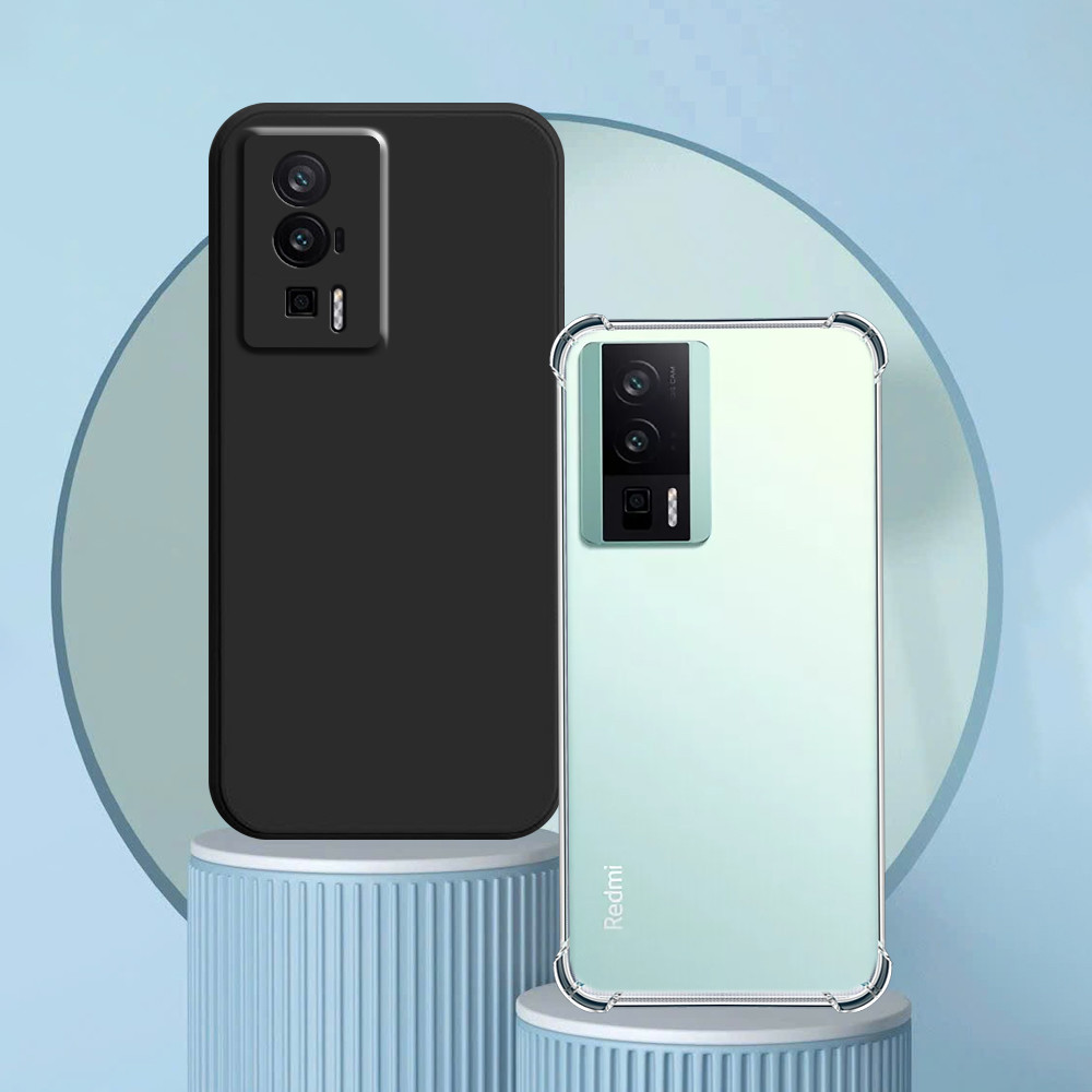 Ốp lưng dành cho Xiaomi Redmi K60 / K60 Pro / K60 Ultra ốp trong suốt chống sốc và ốp tpu dẻo đen ba