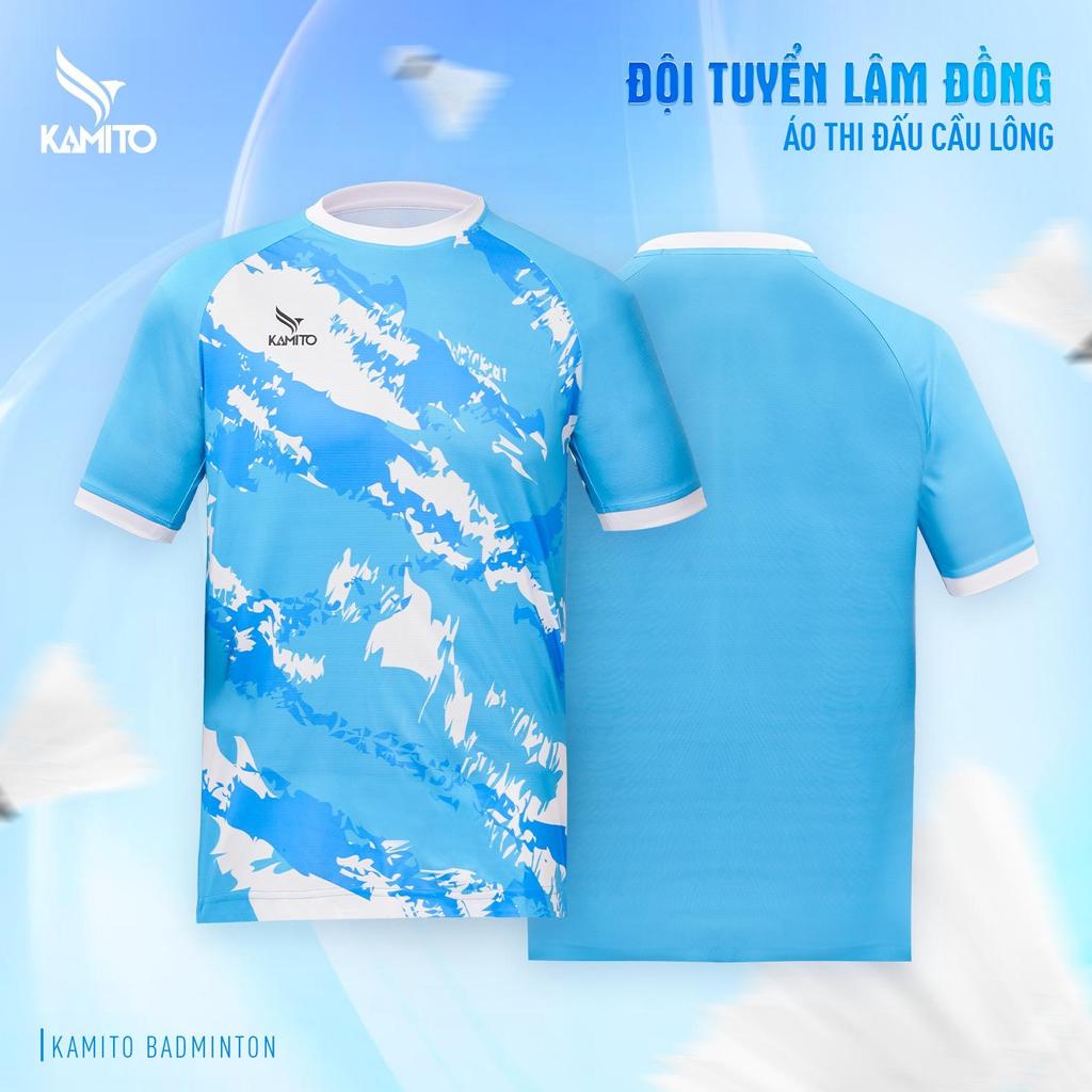 Áo Thể Thao Kamito, Áo Thun Thể Thao Kamito, Áo Thi Đấu Đội Tuyển Cầu Lông Kamito Lâm Đồng